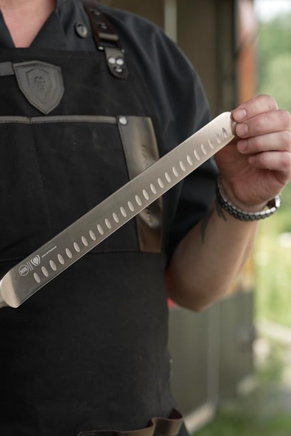 Dalstrong Slicing & Carving Knife - 12 inch - Vanquish Series - Forged High Carbon German Steel - POM Handle - Professional Kitchen Knife Gift - Razor Sharp Slicer Knife - NSF Certified