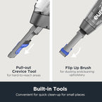 Eureka Corded Stick Vacuum Cleaner for Home Pet Hair, Lightweight Stick Vacuum Cleaner with Powerful Suction for Carpet Tile and Hard Floor, Blue, 3-in-1 Handheld Vac NES312