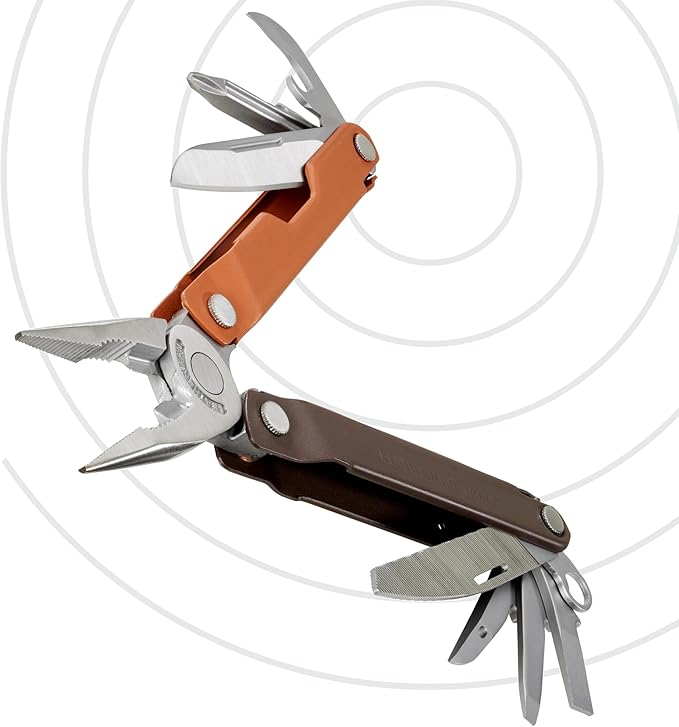 LEATHERMAN, Bond, 14-in-1 Lightweight Multi-tool for Camping, Hiking & Everyday Carry (EDC), Made in USA, Burnt Sienna