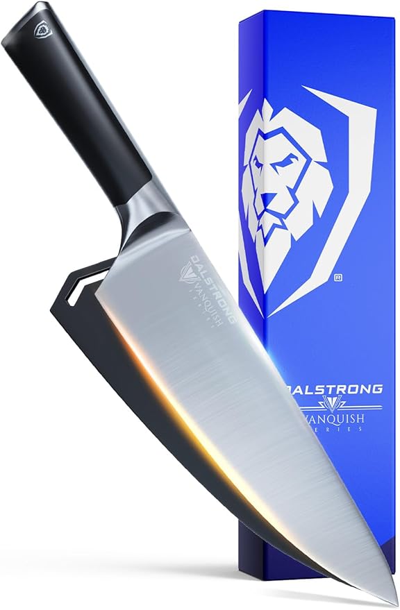Dalstrong Chef Knife - 8 inch - Vanquish Series - Forged High Carbon German Steel - POM Handle - Professional Kitchen Knife Gift- Razor Sharp Chef's Knife - NSF Certified