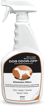 THORNELL Dog Odor-Off Pet Odor Eliminator Spray Bottle – Ready to Use Dog Carpet Cleaner – Dog Urine Carpet Cleaner for Home, Glandular Secretions, Feces Odors (22 Fl Oz)