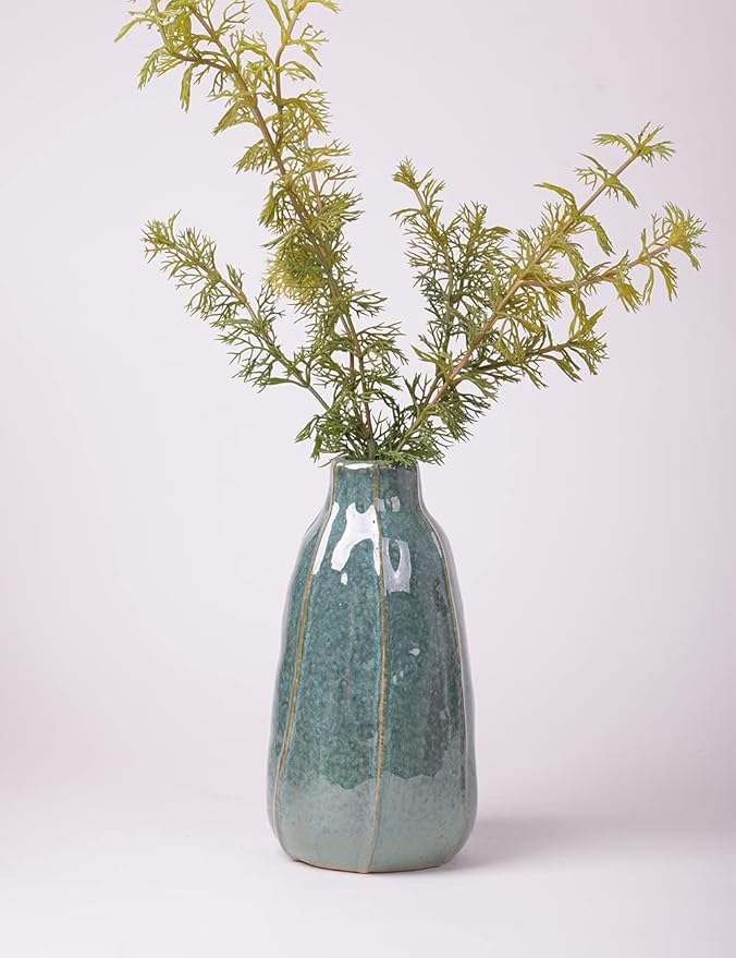 HAUCOZE Ceramic Decorative Vase Modern Decor Statue Table Centerpiece Sculpture Gifts 8.3inch