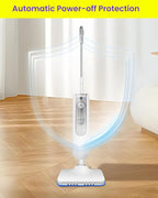 Steam Mop for Floor Cleaning, Effortless Ergonomic Design Floor Steamer for Hardwood and Tile, Adjustable Steam Modes, 1500W High Power, 16.4ft Cord, 400Ml XL Tank, 2 Washable Pad