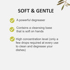 Fruits & Passion Cucina Dish Soap Detergent Refill Sea Salt and Amalfi Lemon-500ml