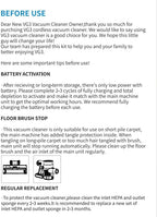 Cordless Vacuum Cleaner, 550W 45KPA 50Min Vacuum Cleaners for Home, Self-Standing Stick Vacuum with Touch Screen, 3 Power Modes, Rechargeable Battery, Handheld Vacuum for Pet Hair/Carpet/Floor