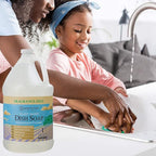 Ginger Lily Farms Botanicals Plant-Based Liquid Dish Soap, Concentrated Formula with Max Grease Cleaning Power, Cruelty-Free, Fragrance-Free, 1 Gallon Refill (Pack of 4)