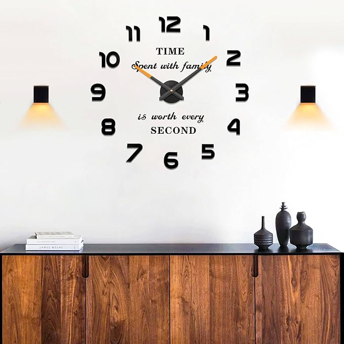 VANGOLD Wall Clock for Living Room Decor