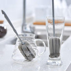 Brush Bottle 2 Pack 1 Long 1 Short Cleaning Brush Wine Glass Sponge 2 Pack Traceless Hook