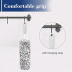 17.3" Handheld Microfiber Dusters for Cleaning-Detachable & Washable Head, for Furniture, Keyboards, Car Interiors, and Delicate Surfaces