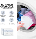 FREY Naturally Scented Dryer Sheets - Fabric Softener for Soft, Fresh & Clean Clothes (1-pack, Fragrance-free)