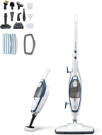 Vacmaster SMF1501 2-in-1 Steam Mop for Floor Cleaning with Detachable Handheld Steamer, Quick-Heating & Lightweight for Hard Floors, Carpets, Tiles and Upholstery