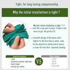 8 Pack 6 Layer Fleece Duster Refills for Swiffer Hand Duster, Zero Waste, 360-degree Cleaning，Reusable and Washable Replacement Dusters for Cleaning Ceiling Fan Hardwoods and Furniture(Dark Color)