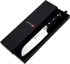 Qin Dynasty Series Santoku knife Pro Kitchen Knife 6.8 Inch Chef's knife High Carbon Damascus Steel Sharp paring knife with Ergonomic Handle