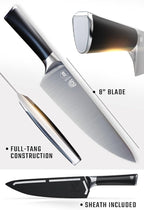 Dalstrong Chef Knife - 8 inch - Vanquish Series - Forged High Carbon German Steel - POM Handle - Professional Kitchen Knife Gift- Razor Sharp Chef's Knife - NSF Certified