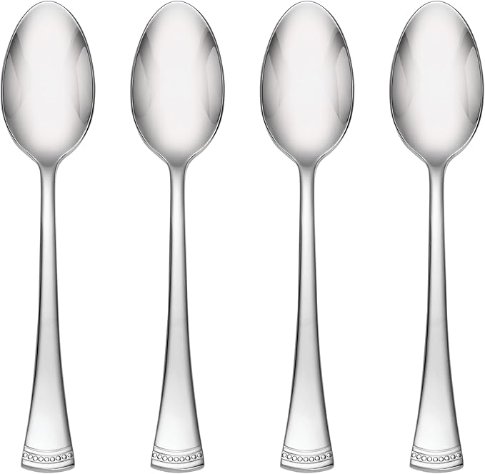 Lenox Portola Teaspoons, Set of 4, 0.35, Stainless