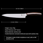 NAGOMI] 6 inch Kitchen Petty Knife, Japanese Kitchen Cooking Utility Knife, Fruit Paring knife for slicing fruit, tender pieces of meat, sandwiches | Stylish Gift Box