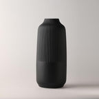 Black Ceramic Vase, Flower Vase in Nordic Style, Black Vases for Pampas Grass, Large Boho Decor Matt 10 Inch,Vases Home Decor for Centerpieces Table Entryway Shelf