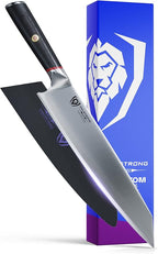 Dalstrong Kiritsuke Chef Knife - 9.5 inch - Phantom Series - Japanese High-Carbon AUS8 Steel Kitchen Knife - Pakkawood Handle Kitchen Knife - Asian Cooking Knife - Sheath Included