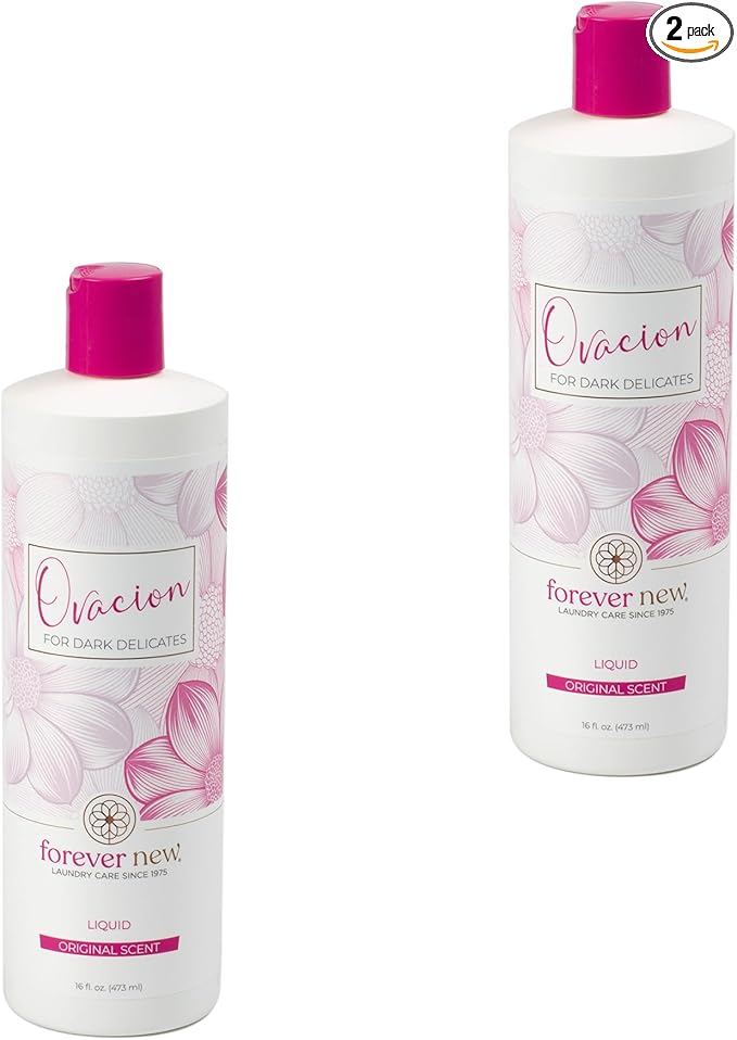 Ovacion by FOREVER NEW (2 pk) Liquid Laundry Detergent - Natural Fabric Care Wash - Scented, 16 Fl Oz Each