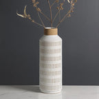 Rustic Large Ceramic Vase for Living Room Bedroom 15.75'' Farmhouse Flower Vase for Fake Plant Home Decor Office Table Shelf Fireplace Centerpieces Retro Vintage Classic Modern Gift