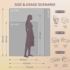 VENTIMI Electric Blanket Heated Throw, 72" x 84" Heated Blanket with 9 Heat Levels & 2 to 10 Hours Auto Off, Fast Heating Blankets with ETL & FCC Certification, Grey