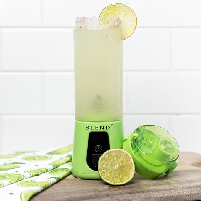 BLENDi Pro+ Portable Blender (New 2025 Model, 17.5oz, Lime) – Upgraded 120W Motor, USB-C Rechargeable, Cordless Personal Blender Smoothies & Shakes – BPA-Free, Self-Cleaning, Travel-Friendly