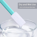 40pcs Crevice Cleaning Brush Tool, Disposable Toilet Brush for Toilet Seat Gaps, Crack and Crevice Cleaner Tools, Blue