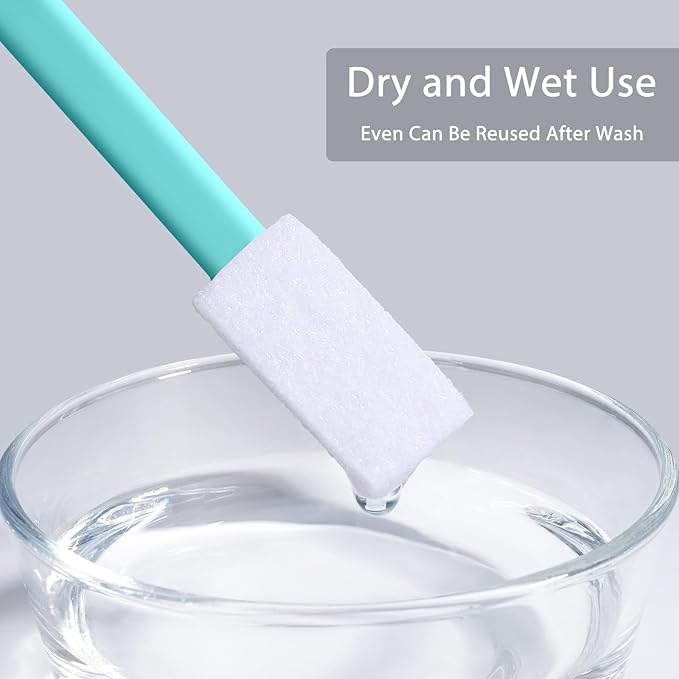 40pcs Crevice Cleaning Brush Tool, Disposable Toilet Brush for Toilet Seat Gaps, Crack and Crevice Cleaner Tools, Blue