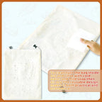 Bread Bags for Homemade bread,2 Pack Sourdough Bread Bags,Beeswax Bread Bags for Bourdough,Reusable Bread Storage