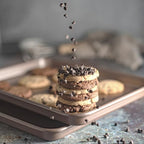 HAPPIELS Nonstick Non-Toxic 18-inch Half Baking Sheet 2-Pack | Premium Extra Thick Sheet Pan | Warp Resistant Large Cookie Sheet