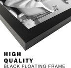 Framed Black and White Animal Bathroom Wall Art Funny Lion in tub Bathroom Pictures Wall Decor Bathtub Print Paintings