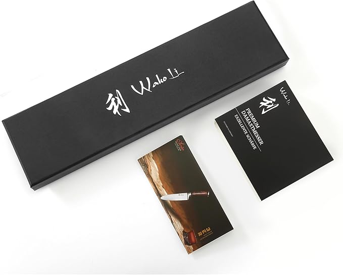 Wakoli NIT Santoku Knife – 7.1-Inch Professional Damascus Kitchen Knife | 67-Layer VG10 Core Steel Blade | Ergonomic G10 Handle | High-Performance Japanese-Style Chef’s Knife in Gift Box