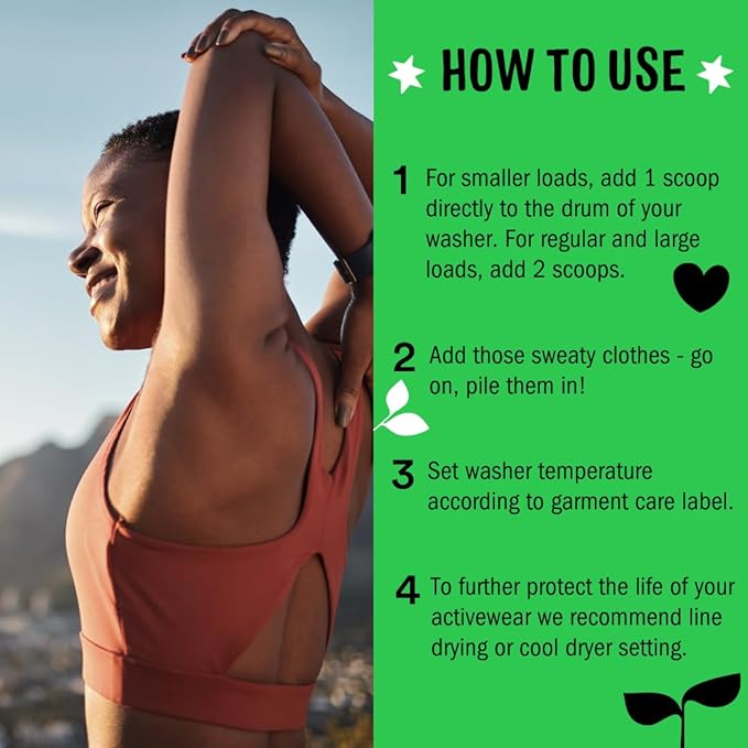 Molly's Suds Active Wear Laundry Detergent | Extra Strength Sport Laundry Powder, Stain Fighting for Performance Fabrics and Sensitive Skin | 240 Load (2 Pack)