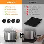 Aieve Black Appliance Slider, 16 Pcs Self Adhesive Appliances Sliders Countertop Caster Wheels, Kitchen Essentials Organization Home Must Have Gadgets