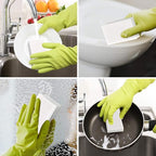 10 Pack Magic Sponge Eraser 2X Thick and Long Lasting Melamine Cleaning Sponges in Bulk - Multi Surface Scrubber Foam Cleaning Pads - Bathtub, Floor, Baseboard, Bathroom, Wall Cleaner (3.9*2.4*0.8in)