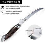 HOSHANHO Fillet Knife 9 Inch, Super Sharp Boning Knife in High Carbon Stainless Steel, Professional Japanese Fish Knives for Meat Poultry Cutting