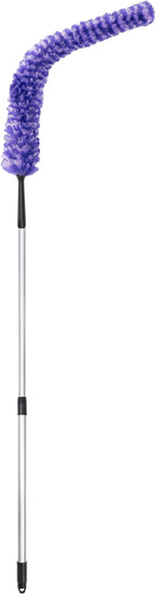 Fuller Brush Furry Wand Duster - 30" Netted Fiber Cleaner - Bendable Hand Sweeper Cleans Dust Dirt Lint & Cobwebs on Window Blinds Shelves Counters & More