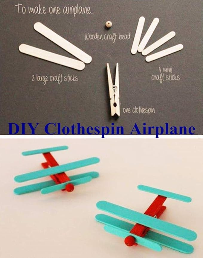 DurReus 50 Pieces DIY Mini Color Wooden Clothespins Home Decoration Hanging Craft Clips Photo Holder Paper Peg Jute Twine Clothing Line Orange