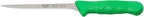 Winco 6" Commercial-Grade German Steel Boning Knife, Narrow, Green