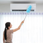 Tanlade 24 Pcs Microfiber Feather Duster for Cleaning 13-31 Inch Extendable Cobweb Dusters Ceiling Fan Duster Washable Bendable Tool for Office Car Window Furniture (Bright Color)