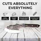 COOLINA Machado Handmade Butcher Knife, Macho Cleaver Knife for all Heavy-duty Chopping, Cutting Meat, Vegetables