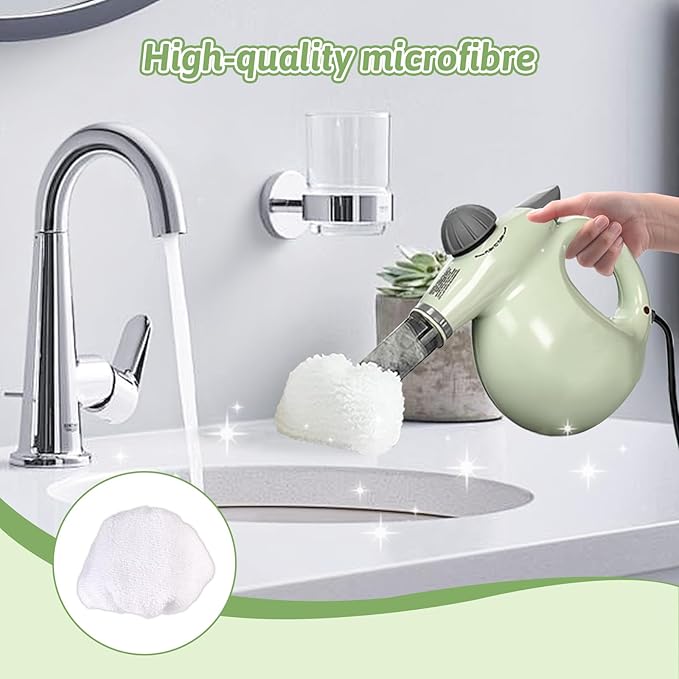 10Pack Microfiber Cloths for Handheld Steam Cleaner Compatible with Bissell Steam Shot, Comforday, PurSteam, Wagner Spraytech, Universal Washable Steam Cleaner Accessories