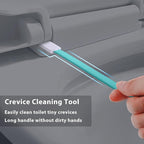 40pcs Crevice Cleaning Brush Tool, Disposable Toilet Brush for Toilet Seat Gaps, Crack and Crevice Cleaner Tools, Blue