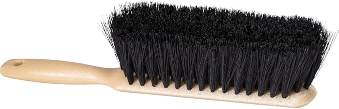 PFERD 89400 Maintenance Plastic Block Heavy Duty Line Coarse/General Purpose Sweep Counter Duster, Black Tampico Bristles, 2-1/2" Trim Length, 8" Length