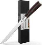 imarku Boning Knife, 6 Inch German High Carbon Stainless Steel Fillet Knife, Perfect for Meat Cutting, Pakkawood Handle, Gifts for Women and Men