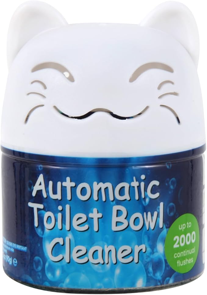 Toilet Bowl Cleaner | Automatic Long-Lasting Toilet Bowl Cleaner Tablets | Easy-To-Use, Septic Safe Toilet Cleaner in Bottle | Powerfully Cleans and Prevent Stain Build Up | 1 Count