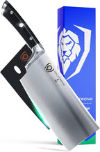 Dalstrong 7" Butcher Meat Cleaver Knife-Gladiator Series-Razor Sharp - Forged High Carbon German Steel Giftable Kitchen Knife - Black Handle-w/Sheath- NSF Certified