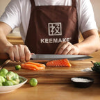 KEEMAKE Sushi Knife Japanese - 11.5 inch Sashimi Knife Japanese VG10 Stainless steel Single Bevel Blade, Perfect Rosewood Handle Yanagiba & Slicing Knives