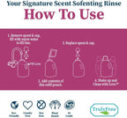 Fabric Softening Conditioner for Clothes| Safe for Babies & Kids with Sensitive Skin | Plant-Based | Includes 4 Refills| Signature Scent Rinse(200 Loads)