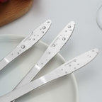24 Pieces Dinner Knives Set, 8.1" Inches Table Knives Set, Durable Butter Knife, Food Grade Stainless Steel Dinner Knife, Cost-effective Silverware Set - Mirror Polished, Dishwasher Safe